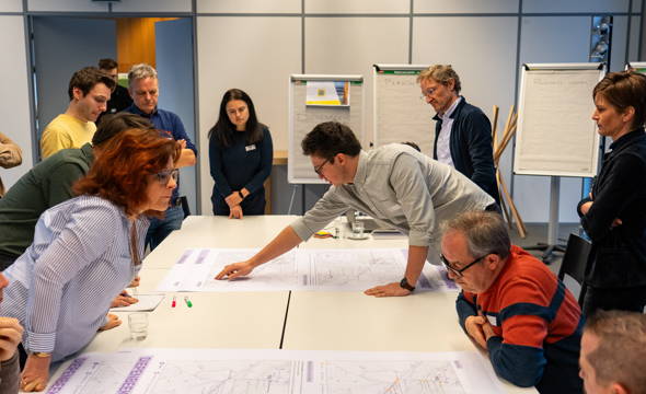 Werksessie voor het project HOV Hasselt-Maastricht