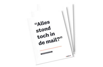 Alles stond toch in de mail?