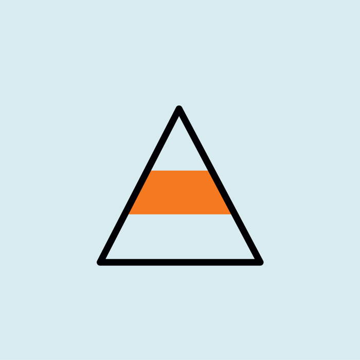 De piramides van de omgevingscommunicatie