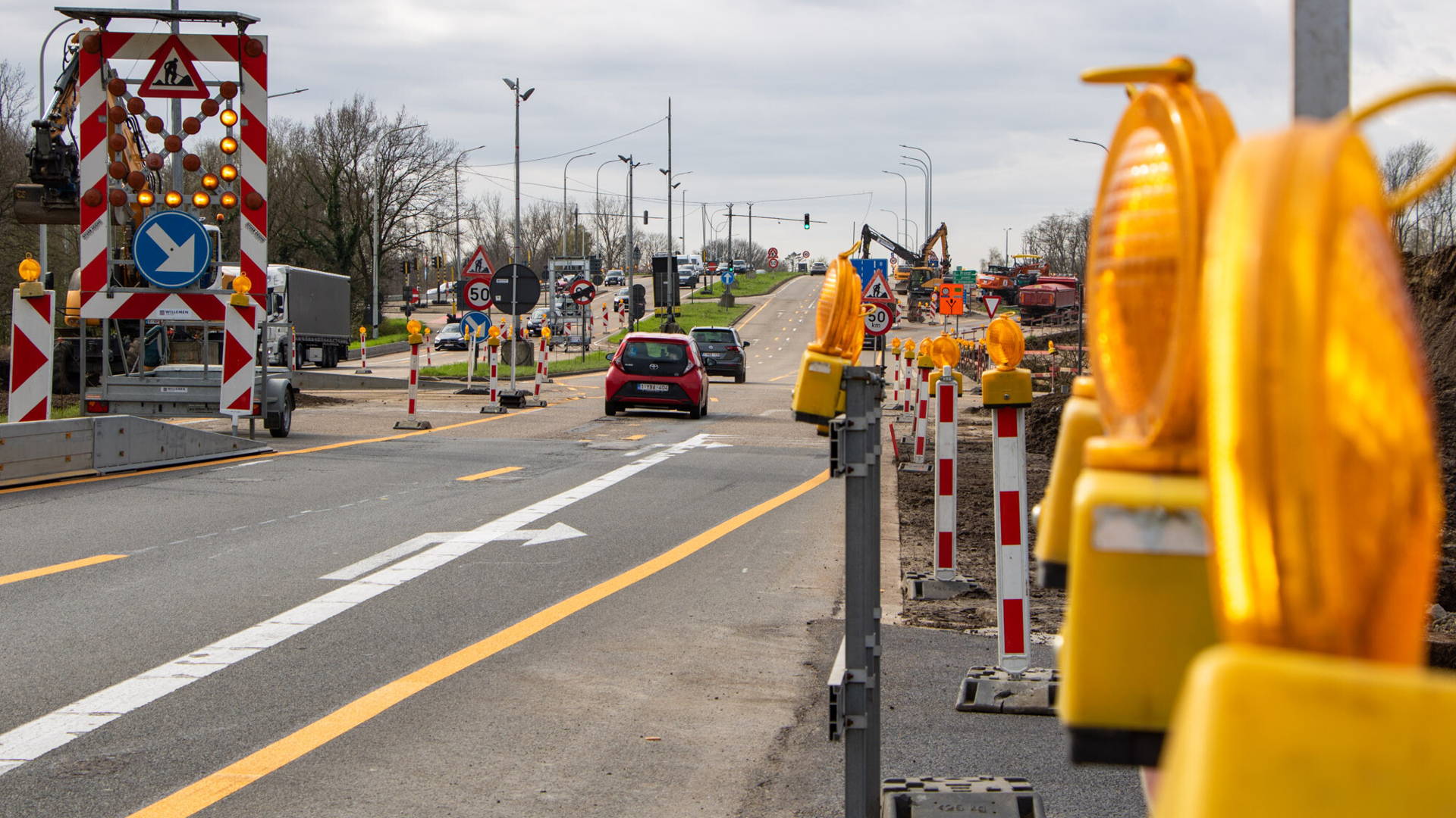 Noord-Zuid Limburg grondwerken carpoolparking.